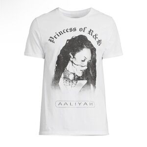 Aaliyah Princess of R&B Men’s & Big Men’s Graphic Tee, Size 3XL